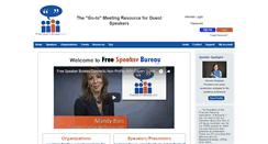 Desktop Screenshot of freespeakerbureau.com